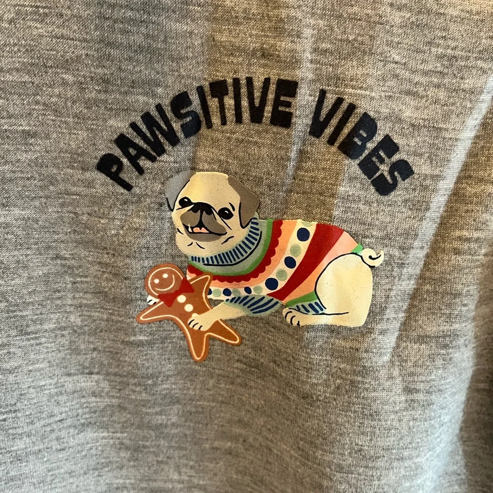 Old Navy Christmas Pajama set XL Pawsitive Vibes
